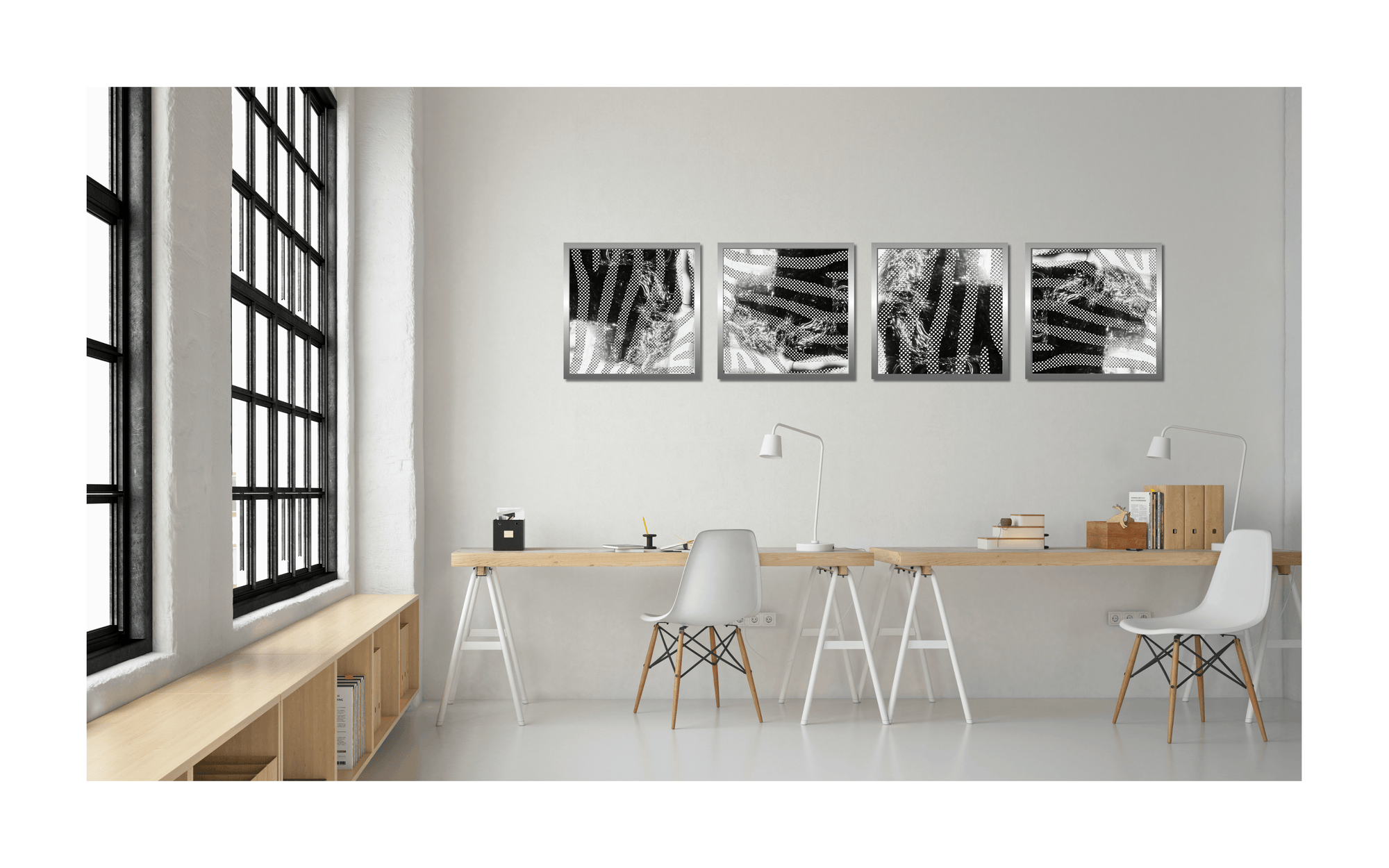 Milan Zebra Led Light Panel - IllumiArts
