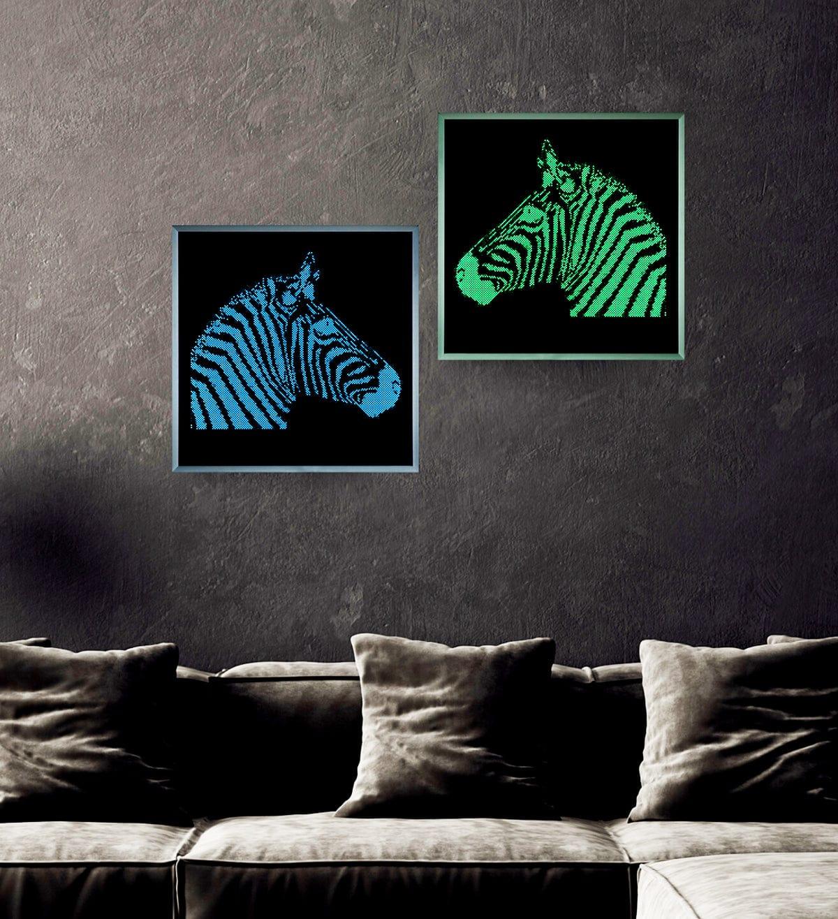 illumiarts LED color changing art light Zebra RGB Led ZE-00-SS-MD 741365468936